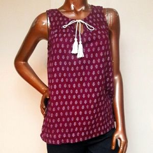Trendy Indie Tassel Tie Top by GAP